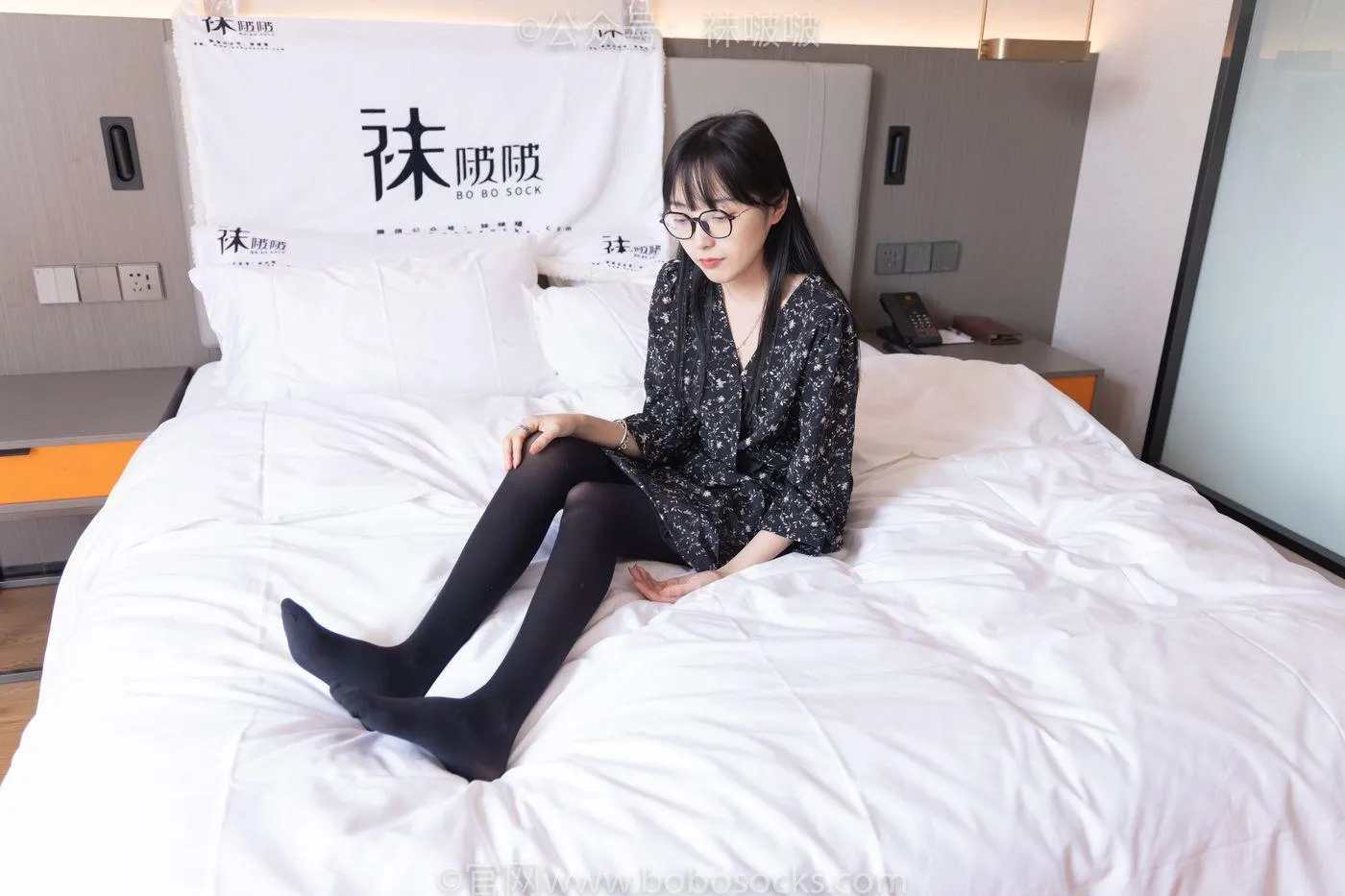 [BoBoSocks袜啵啵]NO.064 稚予-平底鞋、厚黑丝 [137P]插图